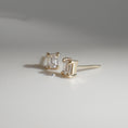 Load image into Gallery viewer, 0.30 Carat Emerald-Cut Lab Grown Diamond Stud Earrings
