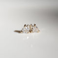 Load image into Gallery viewer, 0.40 TCW Trillion-Cut Lab Grown Diamond Stud Earrings
