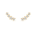 Load image into Gallery viewer, Elegant 0.30 Carat Round Lab-Grown Diamond Climber Earrings
