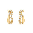 Load image into Gallery viewer, 0.40TCW Round Lab-Grown Diamond Gold Huggie Earrings
