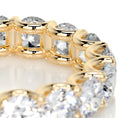 Load image into Gallery viewer, 4ct Round EF- VVS Diamond Full Eternity Stackable Wedding Band
