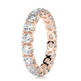 Load image into Gallery viewer, 2.4 TCW Round Lab Grown Diamond Eternity Band in Gold Setting 7
