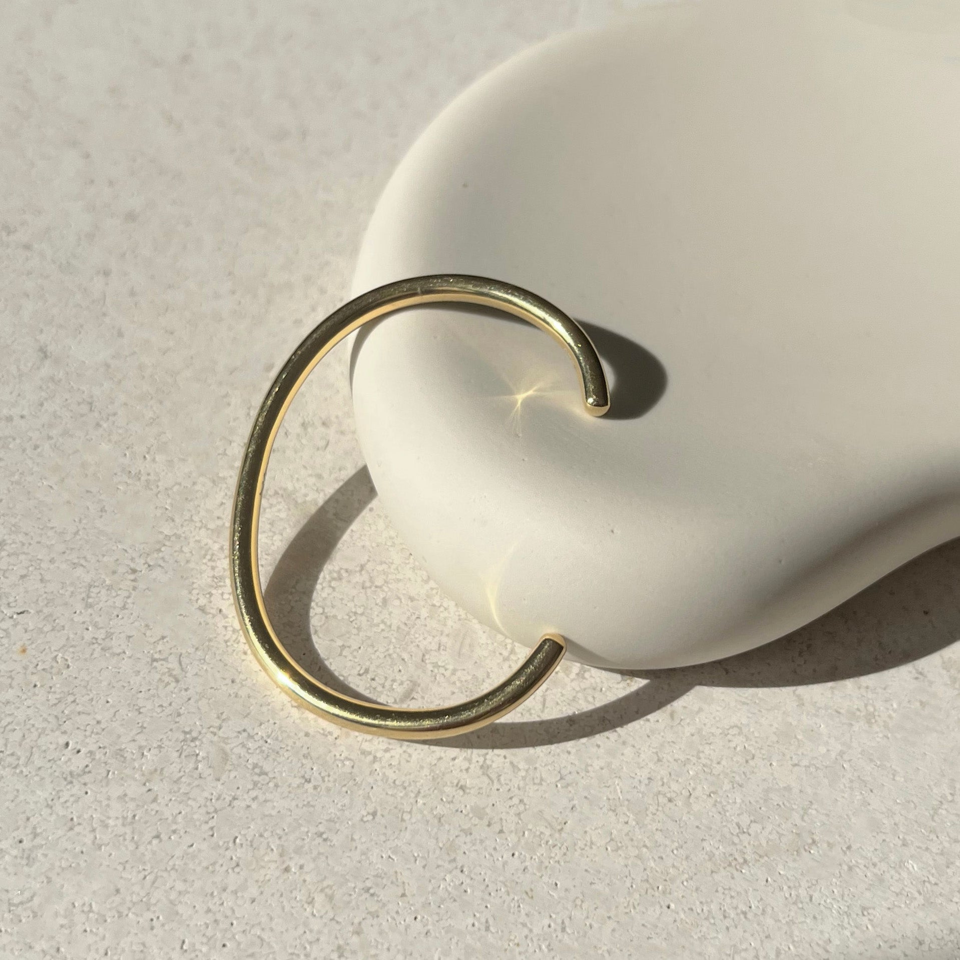 Elegant Gold Open Cuff Bracelet 7