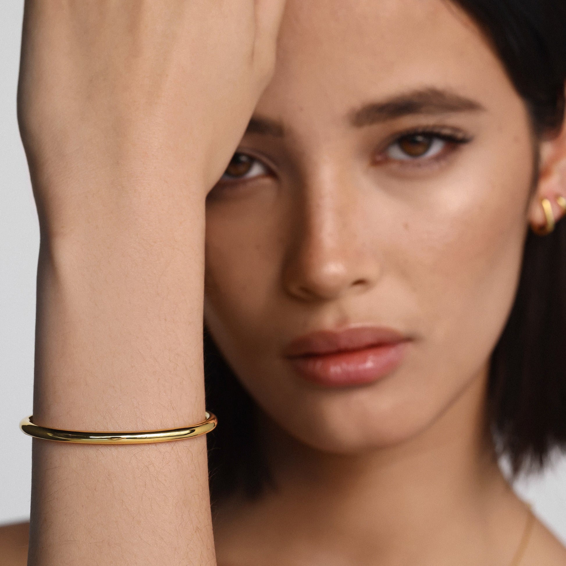 Elegant Gold Open Cuff Bracelet 5