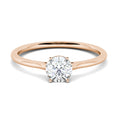 Load image into Gallery viewer, 1.02 ct Round F- VS2 Diamond Solitaire Moissanite Engagement Ring
