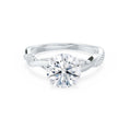 Load image into Gallery viewer, 0.75 CT Round Lab-Grown Diamond Twisted Elegance Engagement Ring
