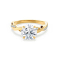 Load image into Gallery viewer, 1.20 CT Round Lab Grown Diamond Twisted Pave Engagement Ring
