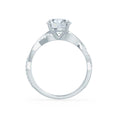 Load image into Gallery viewer, 0.75 CT Round Lab-Grown Diamond Twisted Elegance Engagement Ring
