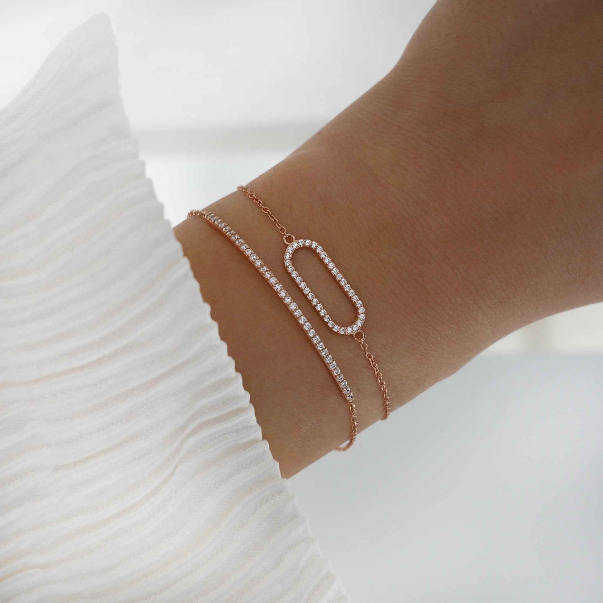 Elegant 0.4 TCW Round Lab-Grown Diamond Bracelet 13