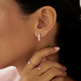 Load image into Gallery viewer, 0.10 TCW Radiant Star-Shaped Diamond Stud Earrings
