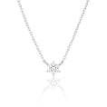 Load image into Gallery viewer, 0.09 TCW Round Lab-Grown Diamond Blossom Necklace
