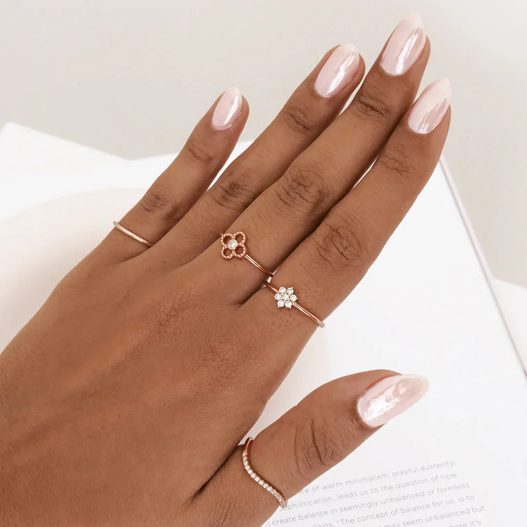 Elegant 0.25 TCW Round Lab-Grown Diamond Wedding Band 14