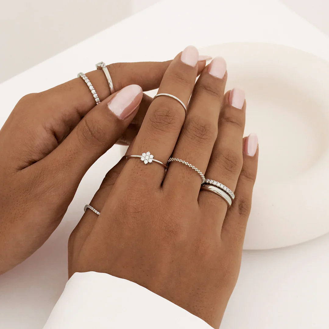 Elegant 0.25 TCW Round Lab-Grown Diamond Wedding Band 12