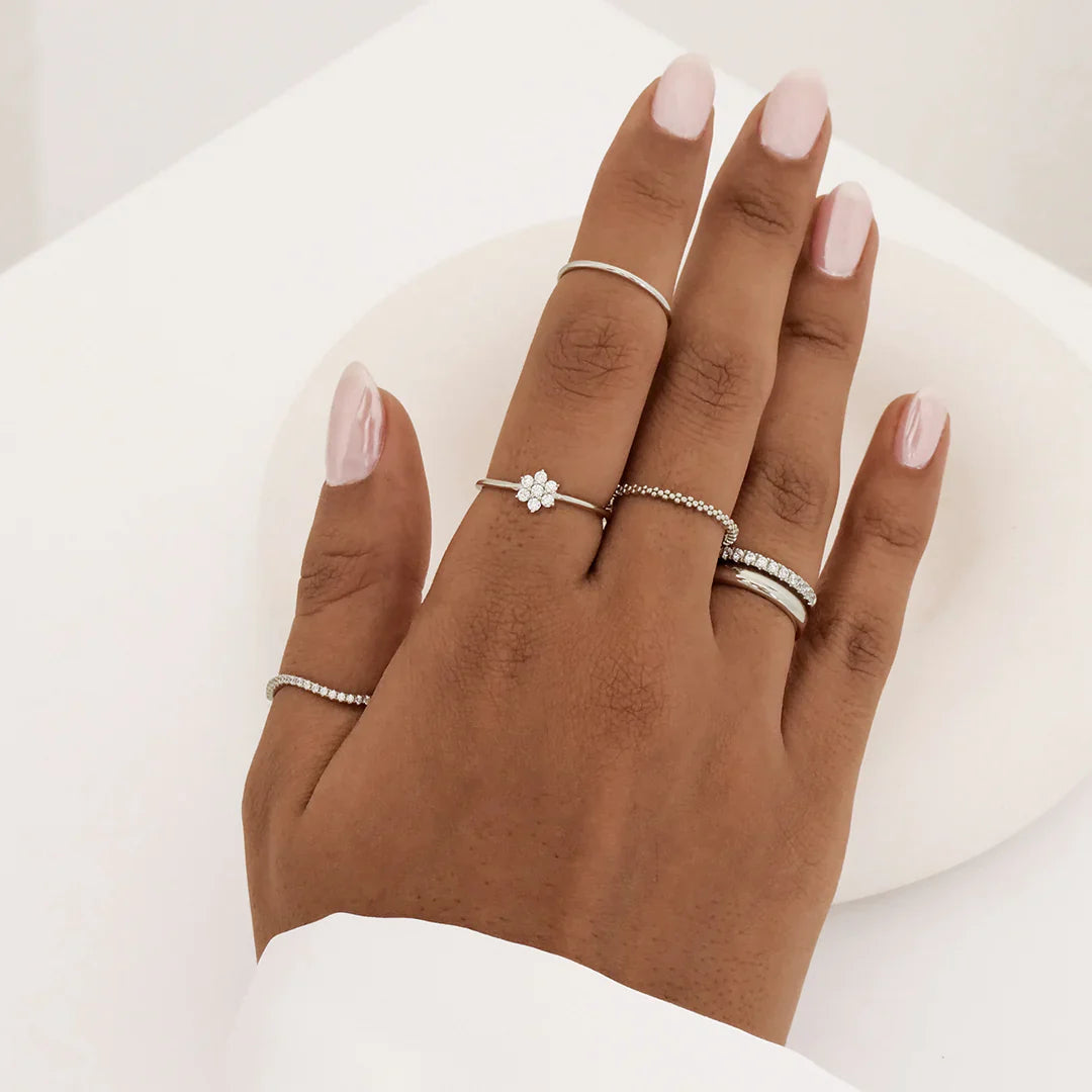 Elegant 0.25 TCW Round Lab-Grown Diamond Wedding Band 13