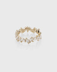 Load image into Gallery viewer, 0.70 TCW Marquise Lab Grown Diamond Gold Vine Eternity Band
