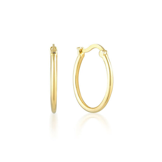 Round Hoop Earrings