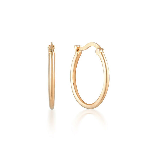 Round Hoop Earrings