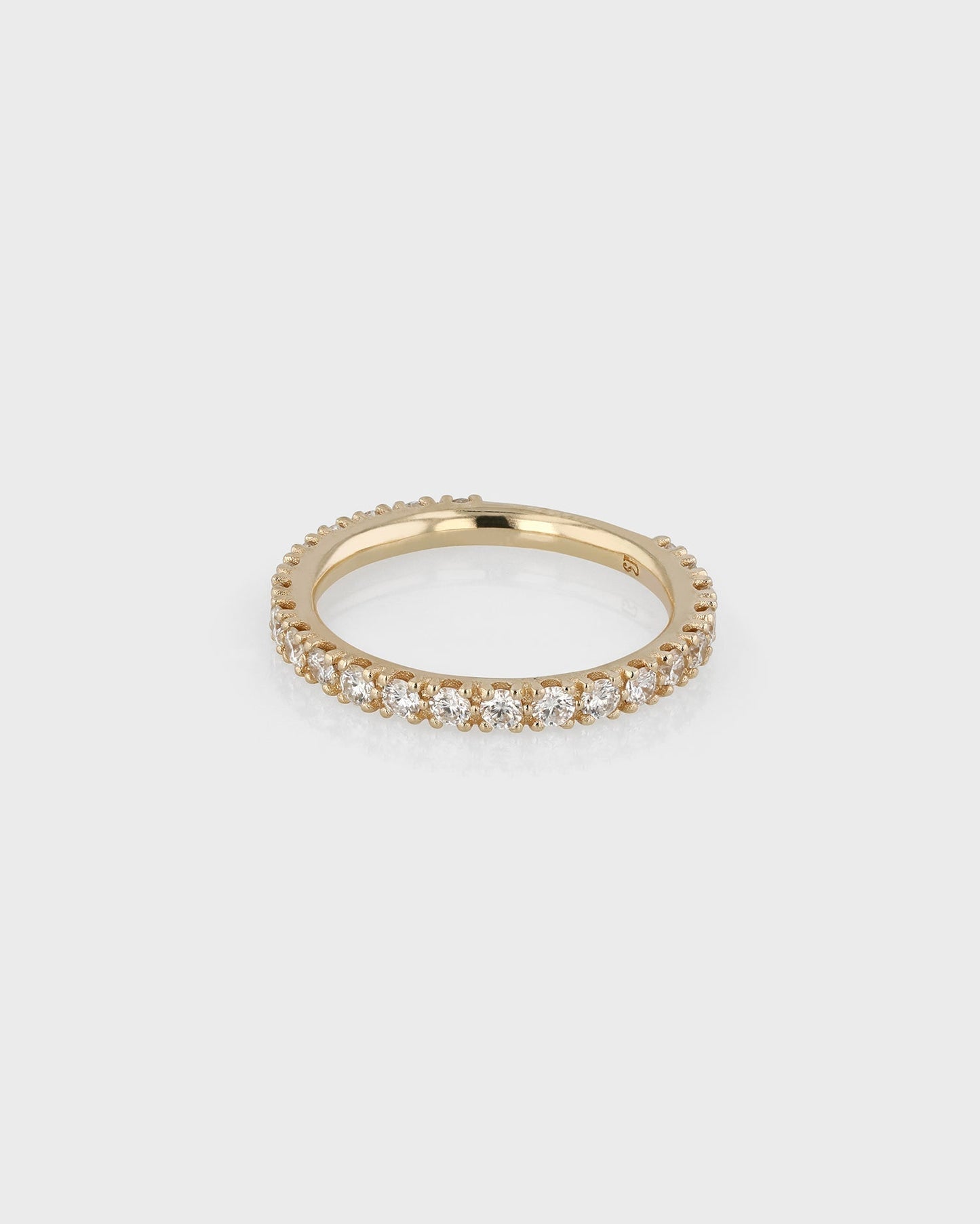 0.50 TCW Round Lab Grown Diamond Eternity Wedding Band 2