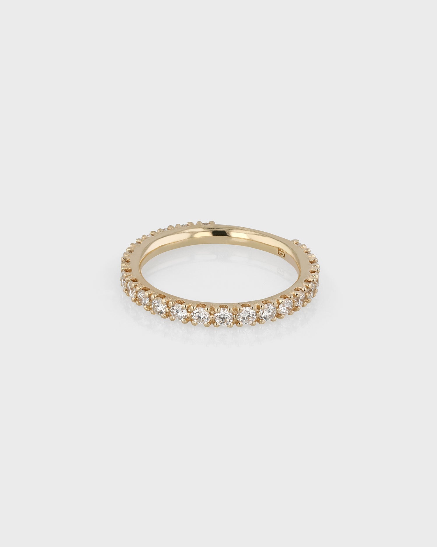 0.50 TCW Round Lab Grown Diamond Eternity Wedding Band 2