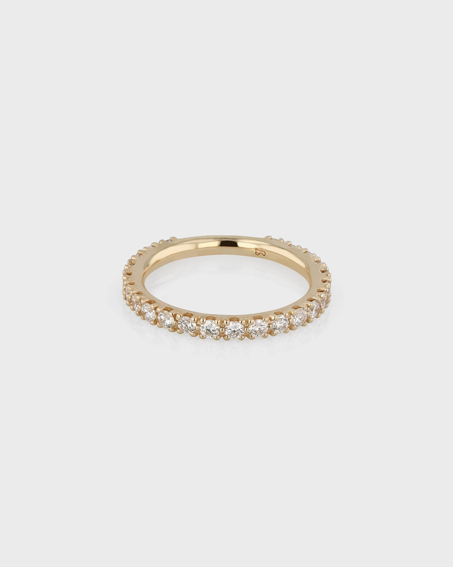 0.50 TCW Round Lab Grown Diamond Eternity Wedding Band 1
