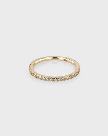 0.50 TCW Round Lab Grown Diamond Half Eternity Wedding Band 1