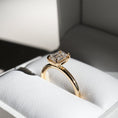 Load image into Gallery viewer, Radiant 0.70 CT Emerald Cut Lab Grown Diamond Solitaire Ring
