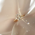 Load image into Gallery viewer, 3.0 CT Emerald Cut Lab Grown Diamond Solitaire Ring
