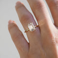 Load image into Gallery viewer, 3.0 CT Emerald Cut Lab Grown Diamond Solitaire Ring
