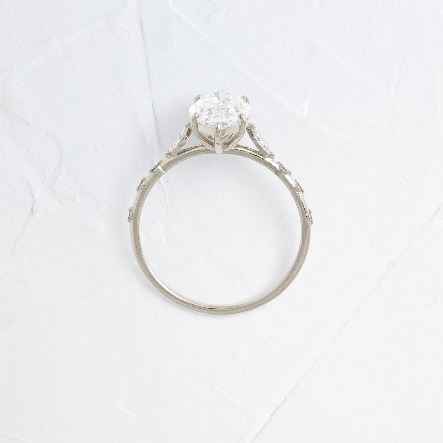 Solitaire-Oval Lab Grown Diamond Engagement Ring