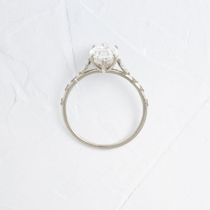 Solitaire-Oval Lab Grown Diamond Engagement Ring