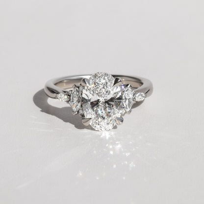 Solitaire-Oval Lab Grown Diamond Engagement Ring
