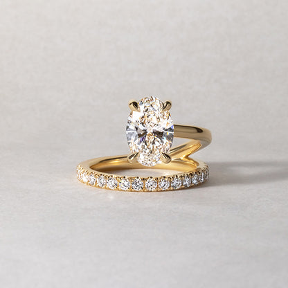 Solitaire-Oval Lab Grown Diamond Engagement Ring
