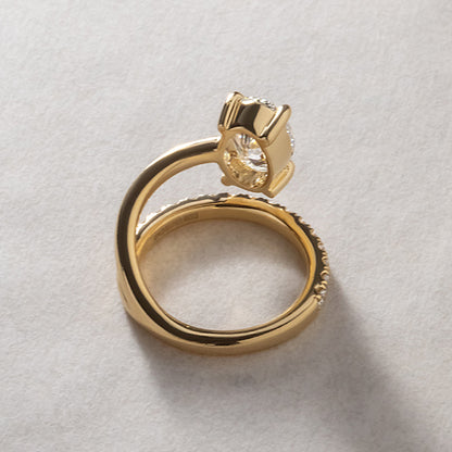 Solitaire-Oval Lab Grown Diamond Engagement Ring