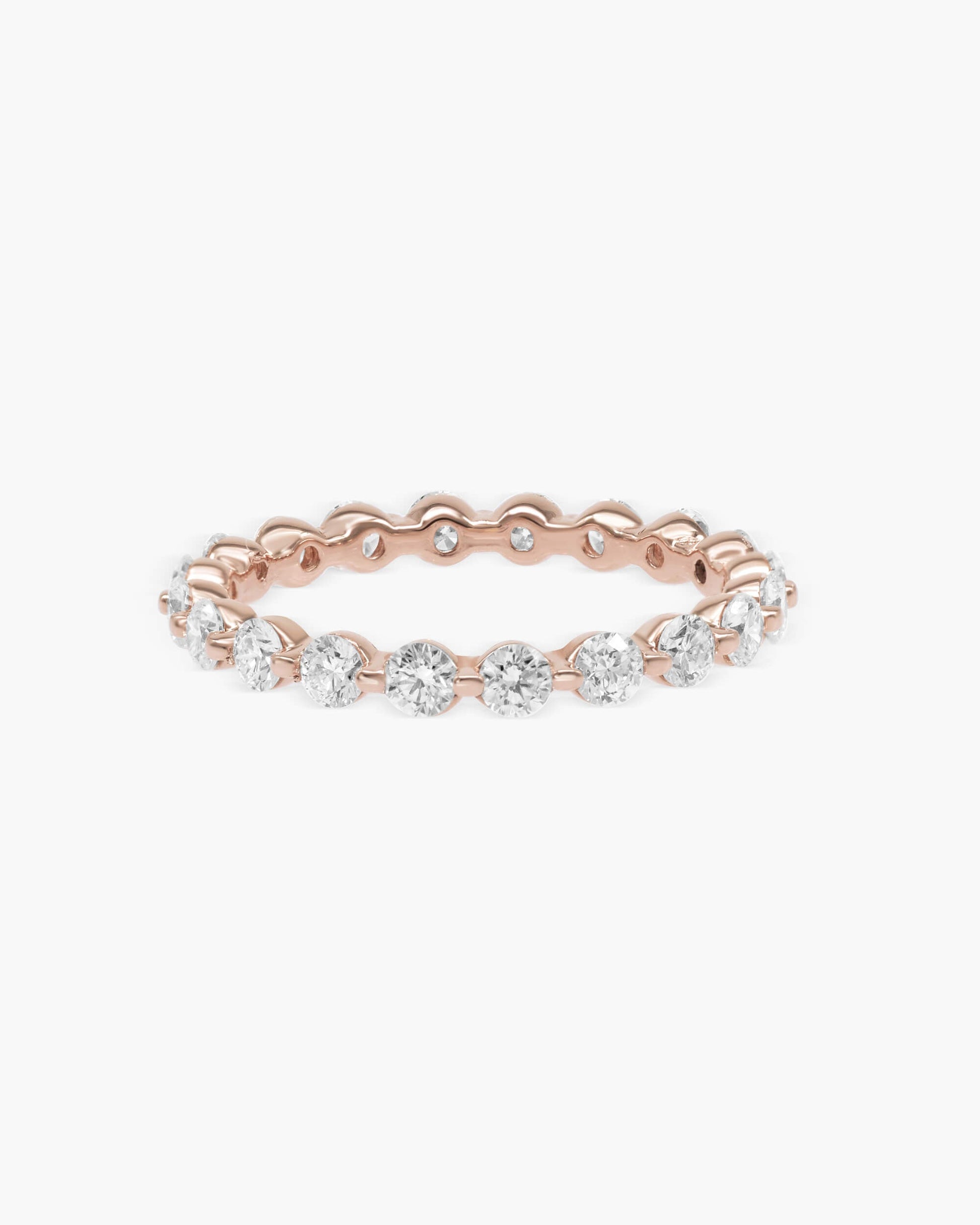 1.1 Carat Round Lab-Grown Diamond Eternity Band 7