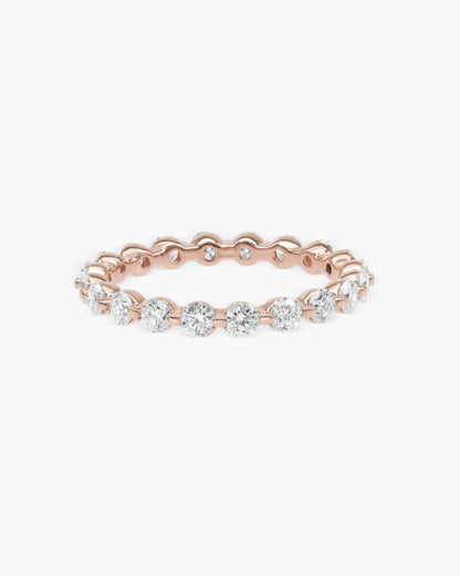 1.1 Carat Round Lab-Grown Diamond Eternity Band 7