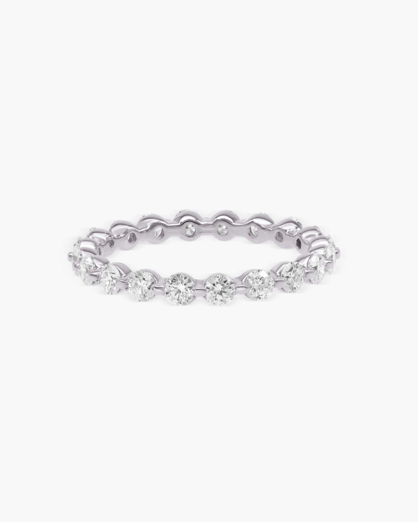 1.1 Carat Round Lab-Grown Diamond Eternity Band 1