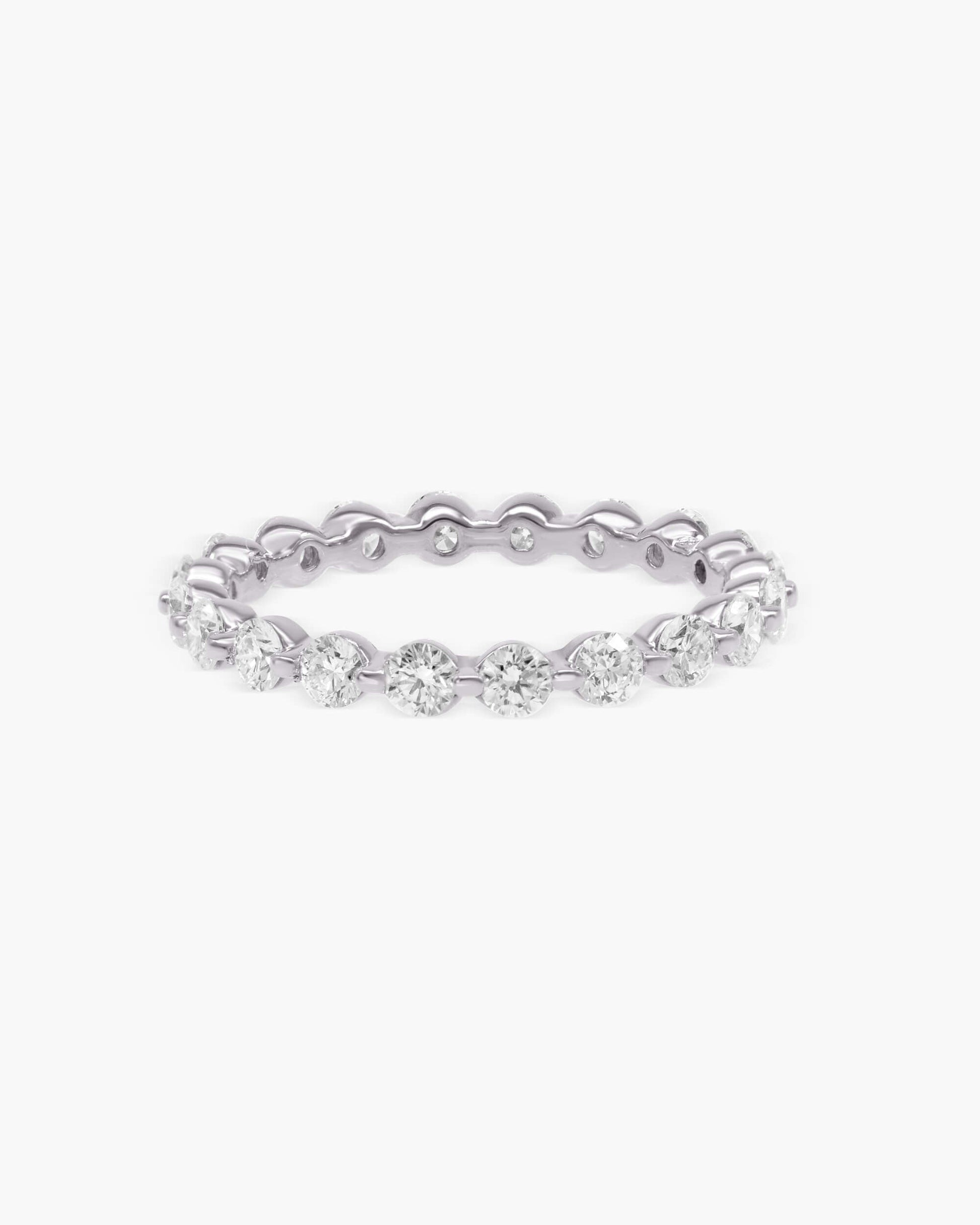 1.1 Carat Round Lab-Grown Diamond Eternity Band 1