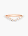 Load image into Gallery viewer, Elegant V Shaped 0.26 TCW Round Lab-Grown Diamond Wedding Band 2
