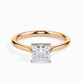 Load image into Gallery viewer, 1ct Princess F- VS Diamond Solitaire Engagement Ring
