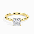 Load image into Gallery viewer, 1ct Princess F- VS Diamond Solitaire Engagement Ring
