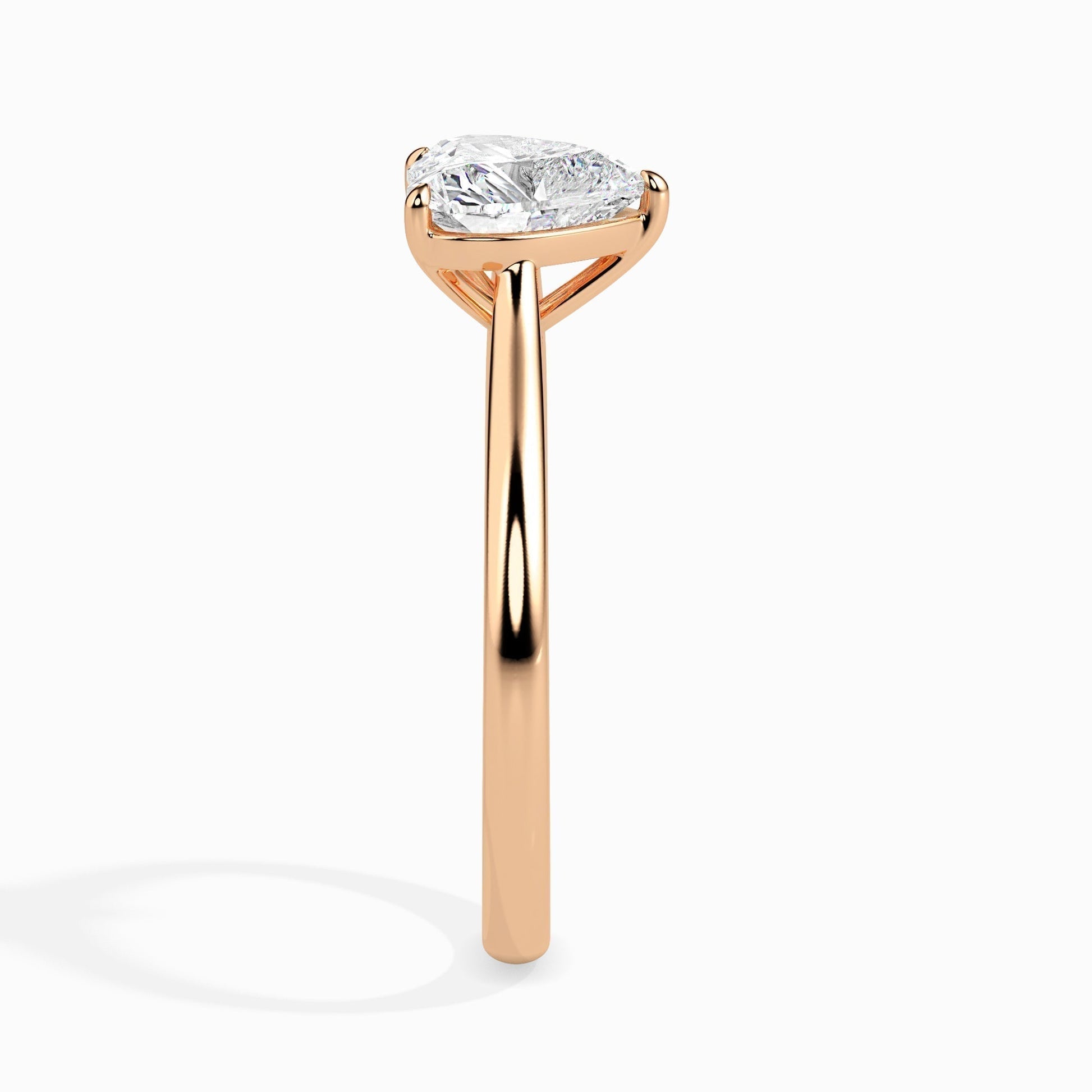 Radiant 1.0 CT Heart-Shaped Lab-Grown Diamond Solitaire Engagement Ring 8