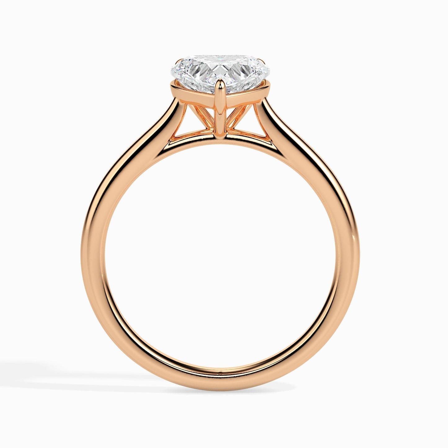 Radiant 1.0 CT Heart-Shaped Lab-Grown Diamond Solitaire Engagement Ring 10
