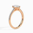 Load image into Gallery viewer, 1ct Oval F- VS Diamond Pave Engagement Ring
