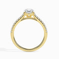 Load image into Gallery viewer, 1ct Oval F- VS Diamond Pave Engagement Ring
