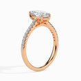 Load image into Gallery viewer, 1 Marquise F- VS Diamond Pave Engagement Ring
