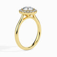 Load image into Gallery viewer, 1ct Round F- VS Diamond Halo Engagement Ring
