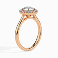 Load image into Gallery viewer, 1ct Round F- VS Diamond Halo Engagement Ring
