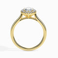 Load image into Gallery viewer, 1ct Marquise F- VS Diamond Halo Engagement Ring
