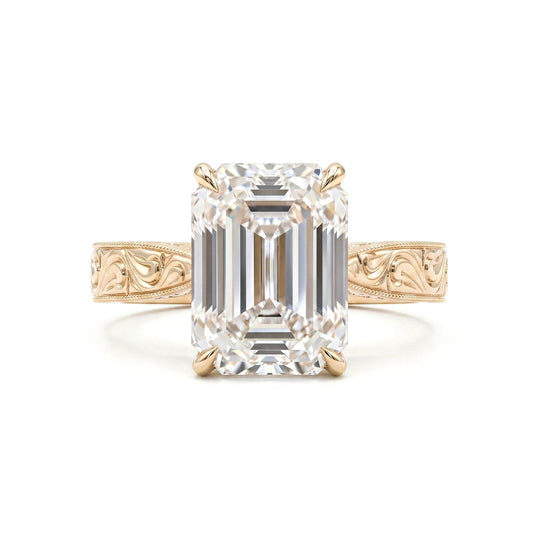 Solitaire Cathedral- 1.8 CT Cushion Lab Grown Diamond Wedding Band