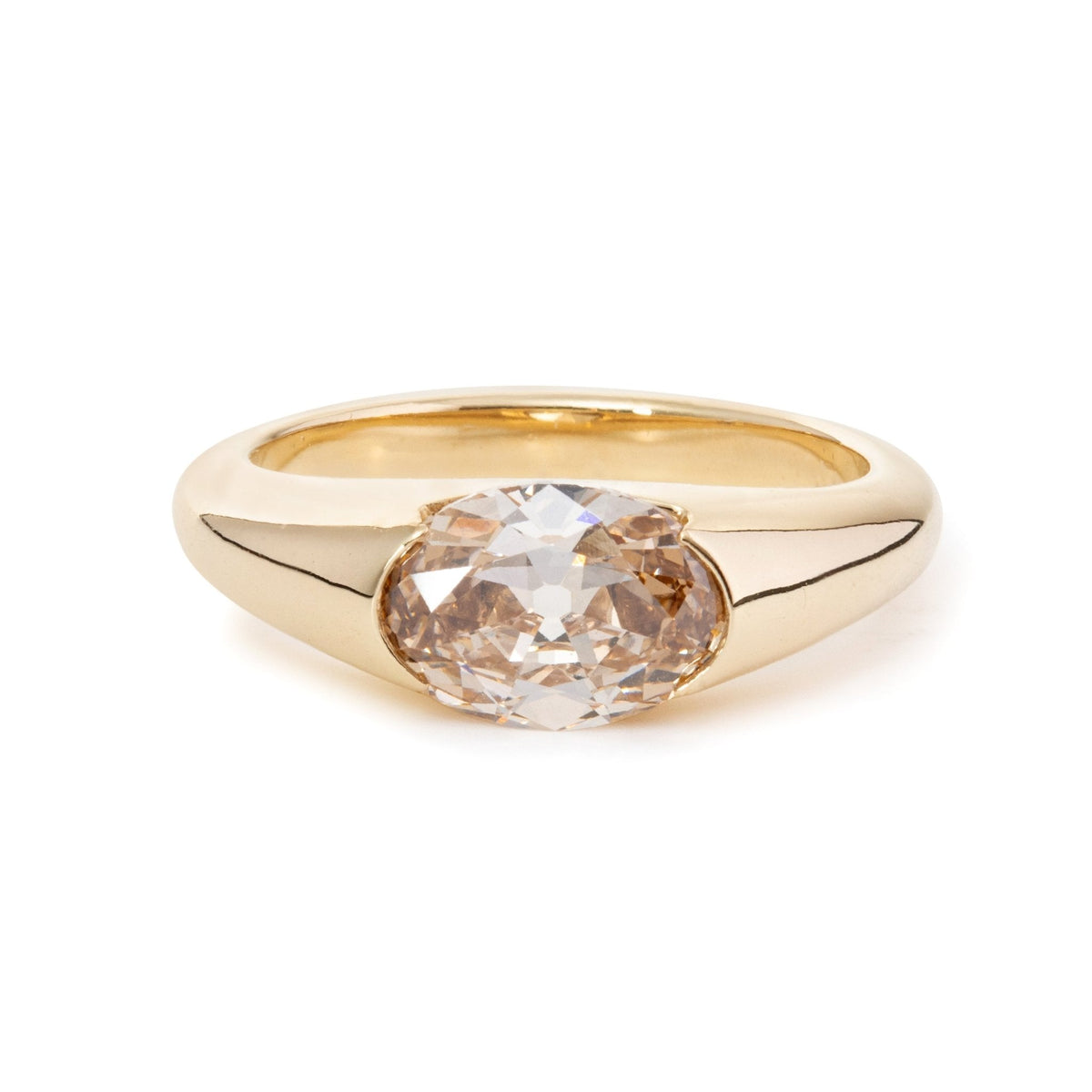 Solitaire Cathedral- 1.8 CT Cushion Lab Grown Diamond Wedding Band